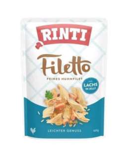 RINTI Filetto Chicken fillet with salmon - wet dog food - 100g