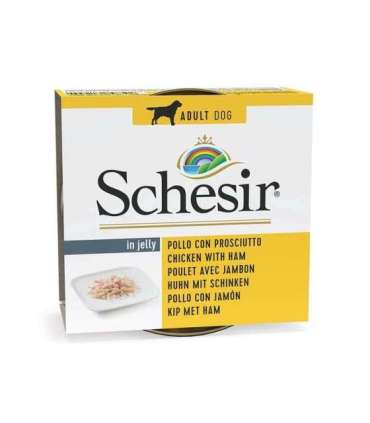 SCHESIR in jelly Chicken with ham - wet dog food - 150 g