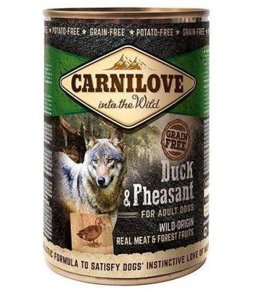 CARNILOVE Into the Wild Duck&Pheasant - Wet dog food - 400 g
