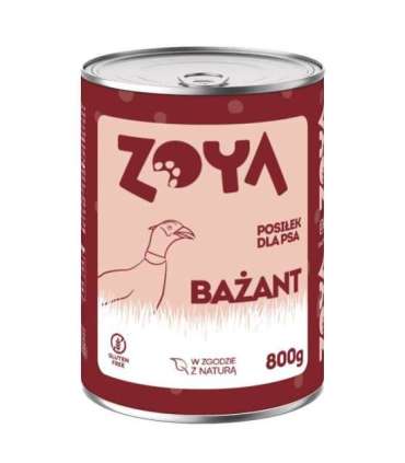 ZOYA Pheasant - wet dog food - 800g