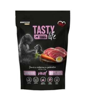 BIOFEED Tasty Dogs Life Junior Veal - wet dog food - 500g