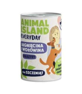 ANIMAL ISLAND Everyday Beef and lamb for puppies - wet dog food - 400g