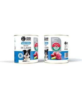 JOHN DOG Good Form Rich in lamb  - wet dog food - 800g