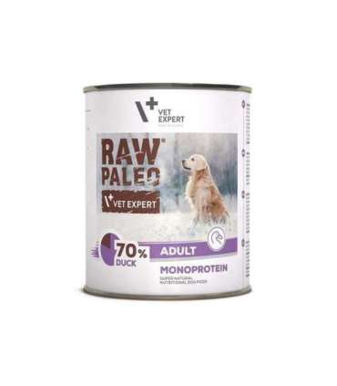 RAW PALEO Adult Monoprotein Duck - wet dog food - 800 g