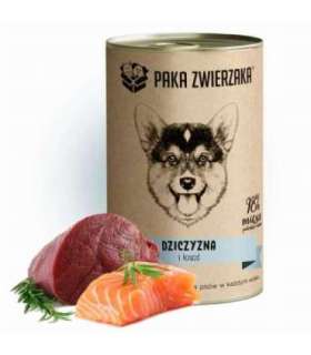 PAKA ZWIERZAKA Game and salmon - wet dog food - 400g
