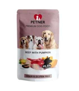 PETNER Beef with pumpkin - wet dog food - 500g
