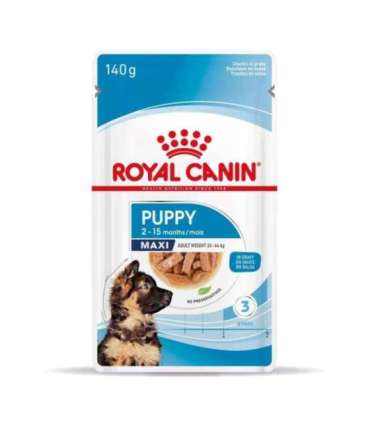 ROYAL CANIN Maxi Puppy SHN - wet dog food - 10x140g