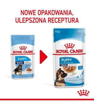 ROYAL CANIN Maxi Puppy SHN - wet dog food - 10x140g