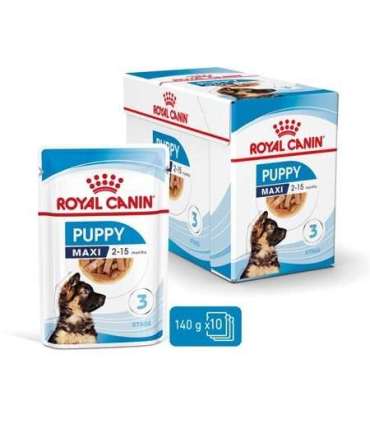 ROYAL CANIN Maxi Puppy SHN - wet dog food - 10x140g