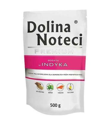 DOLINA NOTECI Premium Rich in turkey - Wet dog food - 500 g