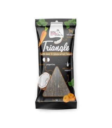 SYTA MICHA Triangle Deer with coconut and blackcurrant leaves - dog treat - 2