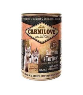 CARNILOVE Into the Wild Salmon & Turkey for Puppies - wet dog food - 400g