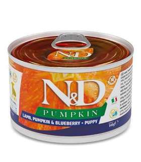 FARMINA  N&D Puppy Lamb&Pumpkin&Blueberry - wet dog food - 140 g