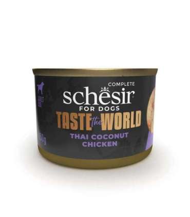SCHESIR Taste the world Chicken thai coconut - wet dog food - 150g