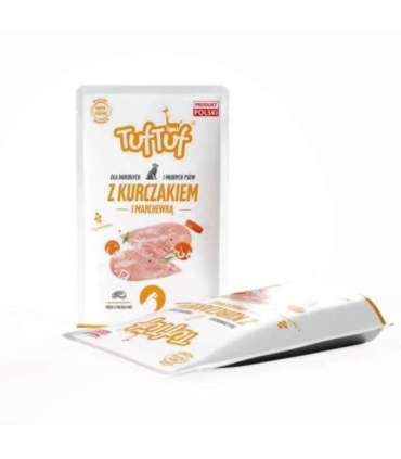 TUF TUF Ground Chicken with Carrots - wet dog food - 500g