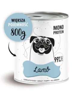 PAKA ZWIERZAKA Pepe Lamb - wet dog food - 800g