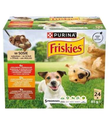PURINA Friskies in sauce - wet dog food - 24x85g