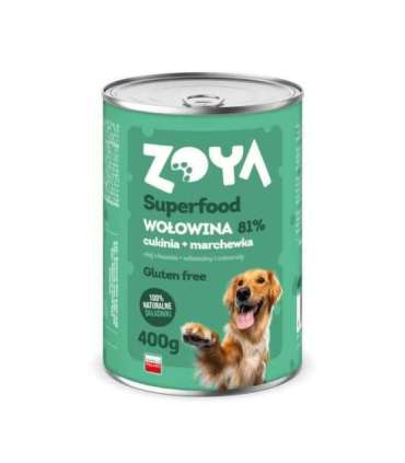 ZOYA Superfood Beef - wet dog food - 400g