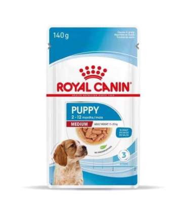 ROYAL CANIN Medium Puppy - wet dog food - 10x140g