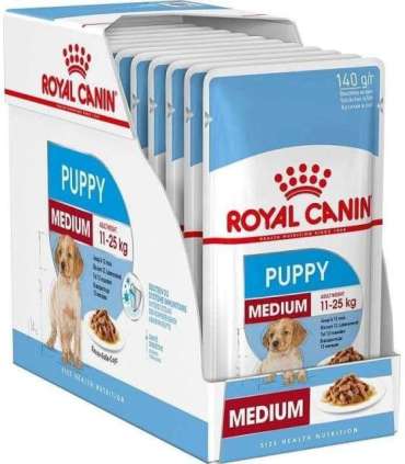 ROYAL CANIN Medium Puppy - wet dog food - 10x140g