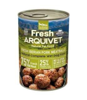 ARQUIVET Fresh Iberian Pork Meatballs - wet dog food - 400g
