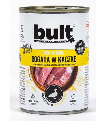 BULT Rich in duck - Wet dog food - 800 g
