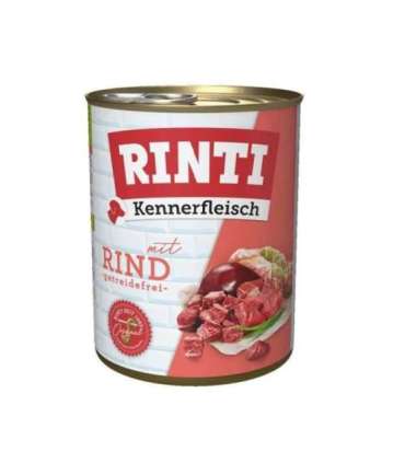 RINTI Kennerfleisch Beef - wet dog food - 800g