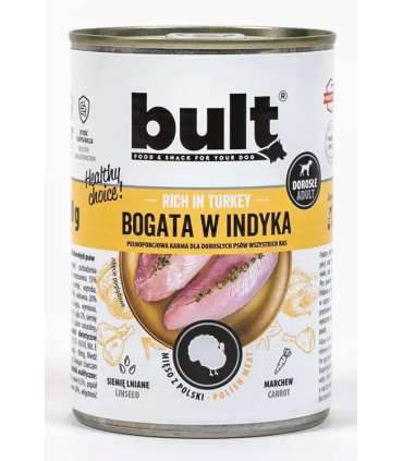 BULT Rich in turkey - Wet dog food - 800 g