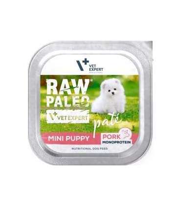 RAW PALEO Pâte Mini Puppy Pork - wet dog food - 150g