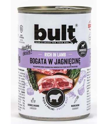 BULT Rich in lamb - Wet dog food - 800 g