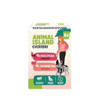 ANIMAL ISLAND Everyday Game and lamb - wet dog food - 8x150g