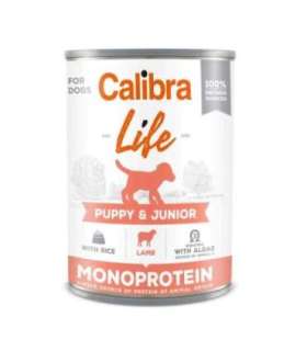 CALIBRA Dog Life Puppy&Junior Lamb & rice - wet dog food - 400g