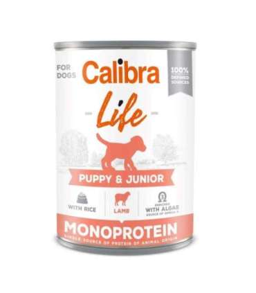 CALIBRA Dog Life Puppy&Junior Lamb & rice - wet dog food - 400g