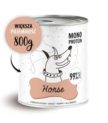PAKA ZWIERZAKA Pepe Horse - wet dog food - 800g