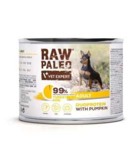 RAW PALEO Duoprotein Turkey & Cod Adult - wet dog food - 200g