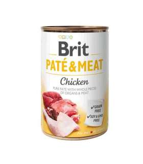 BRIT Paté & Meat with Chicken - wet dog food - 400g