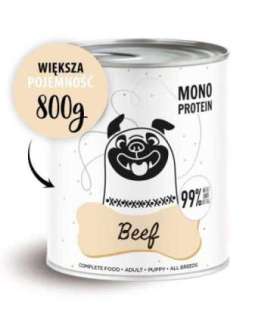 PAKA ZWIERZAKA Pepe Beef - wet dog food - 800g