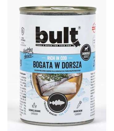 BULT Rich in cod - Wet dog food - 800 g