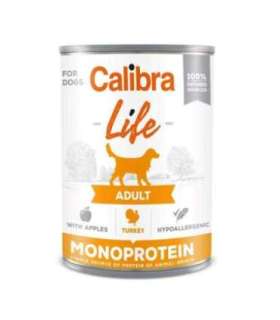 CALIBRA Dog Life Adult Turkey with apples - wet dog food - 400g