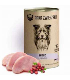 PAKA ZWIERZAKA Turkey and cranberries - wet dog food - 400g