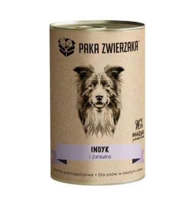 PAKA ZWIERZAKA Turkey and cranberries - wet dog food - 400g