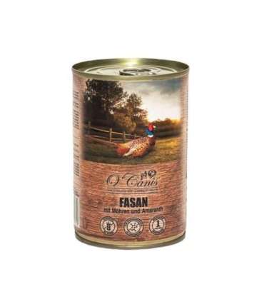 O'CANIS canned-wet dog food- pheasant with carrots- 400 g