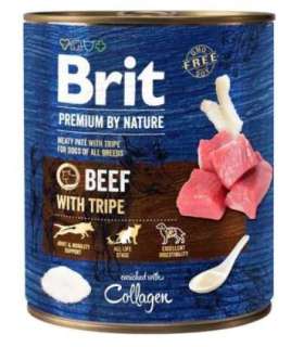 BRIT Premium by Nature Beef with Tripe - Wet dog food - 800 g