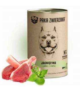 PAKA ZWIERZAKA Lamb and apple with mint - wet dog food - 400g