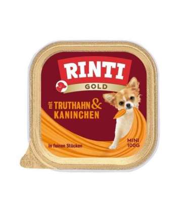 RINTI Gold Mini Turkey with rabbit - wet dog food - 100g