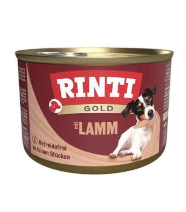RINTI Gold Lamb - wet dog food - 185g
