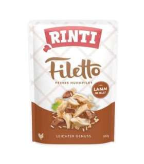 RINTI Filetto Chicken fillet with lamb - wet dog food - 100g