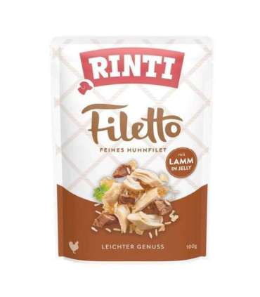 RINTI Filetto Chicken fillet with lamb - wet dog food - 100g