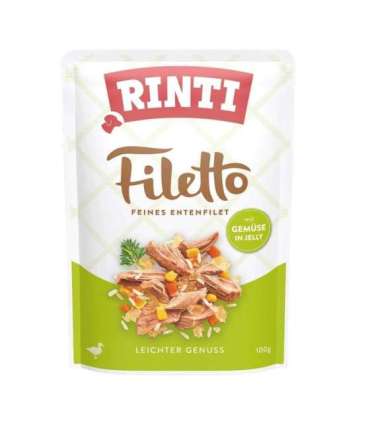 RINTI Filetto Duck fillet with vegetables - wet dog food - 100g