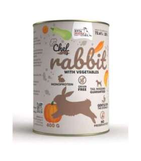 SYTA MICHA Chef Rabbit with vegetables - Wet dog food - 400 g